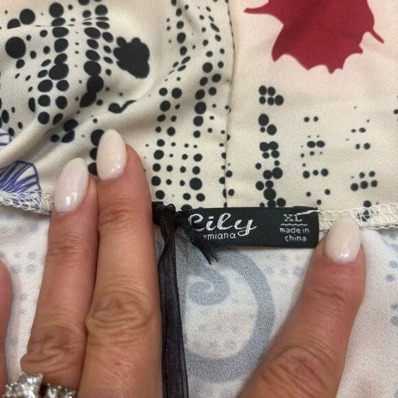 Brand‎ new with Tags Lily Firmiana Open Front Skeleton Key Cardigan XL - Picture 9 of 10